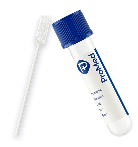 Genetics cheek swab collection kit
